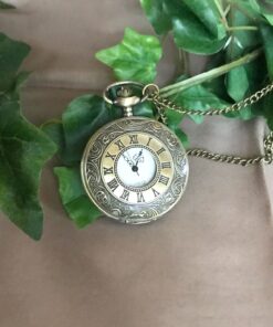 Bronze Lommeur med Romertal