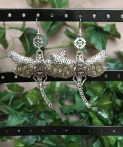 Øreringe med Store Guldsmede