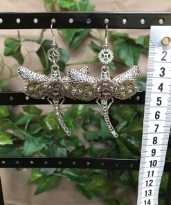 Alternative view of Øreringe med Store Guldsmede